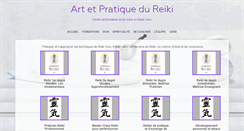 Desktop Screenshot of ap-reiki.fr